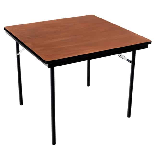 Stained Plywood Top Folding Table