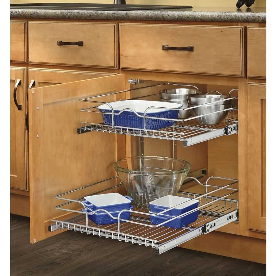 Store Them In A Wire Mesh Basket Under Your Kitchen Counter