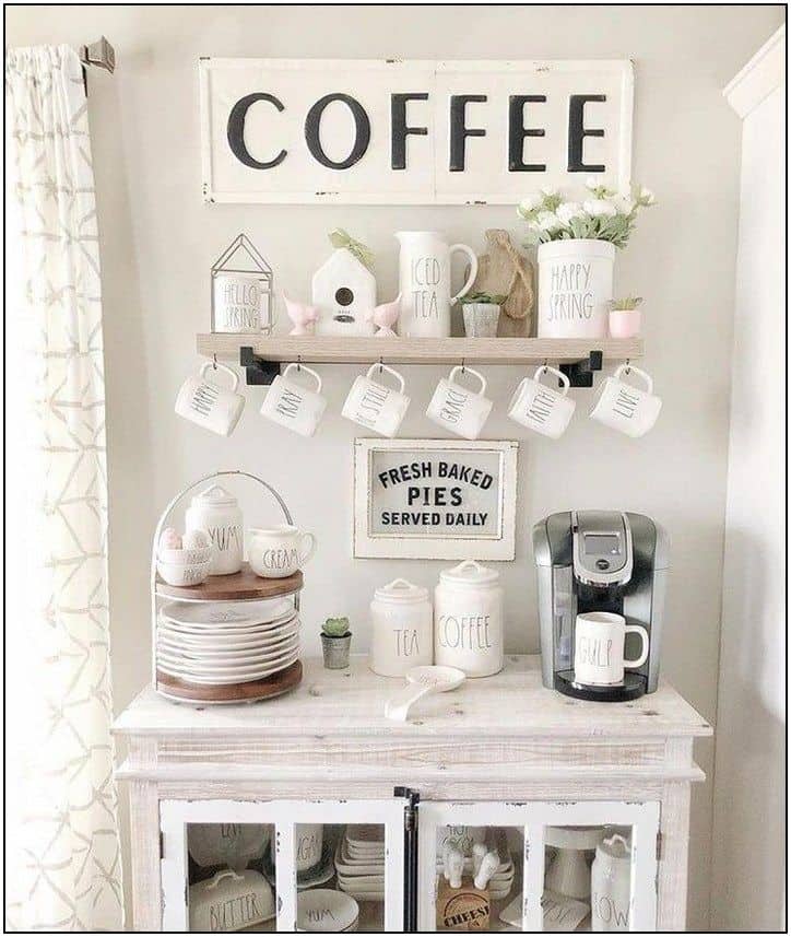 The Best Kitchen Coffee Bar Ideas For Entertaining
