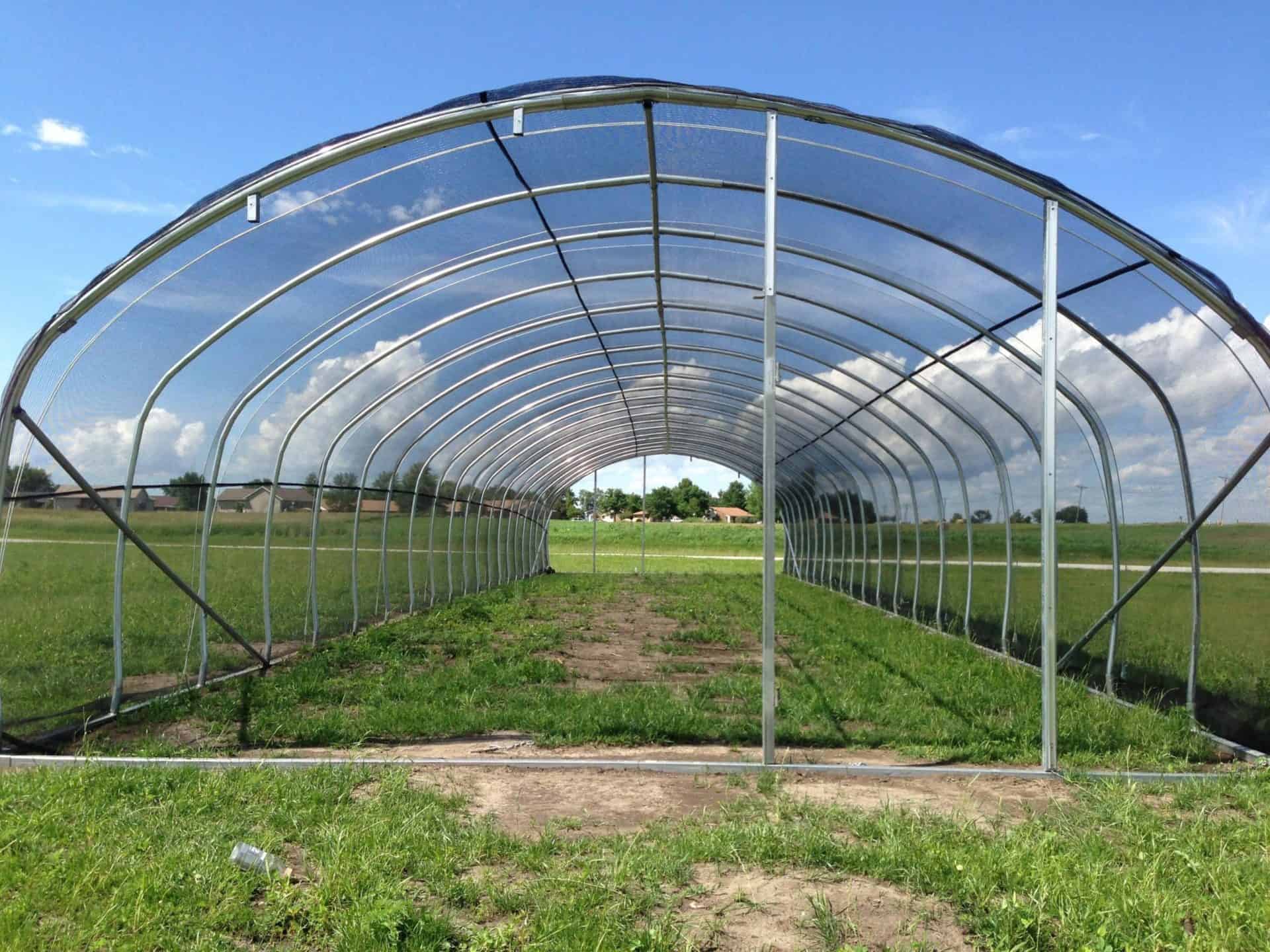 The Finished Hoop House