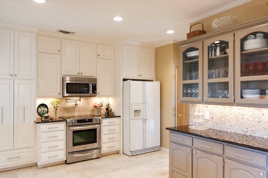 tile floor kitchen basement
