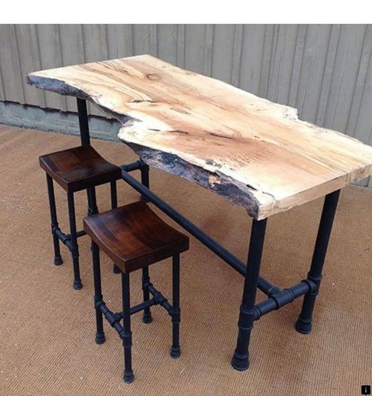 Unique Pipe Desks Style