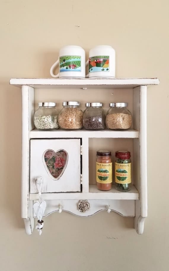 Upcycled Drawer Spice Rack