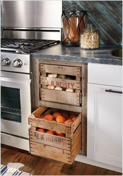 Use Crates To Store Potatoes And Onions