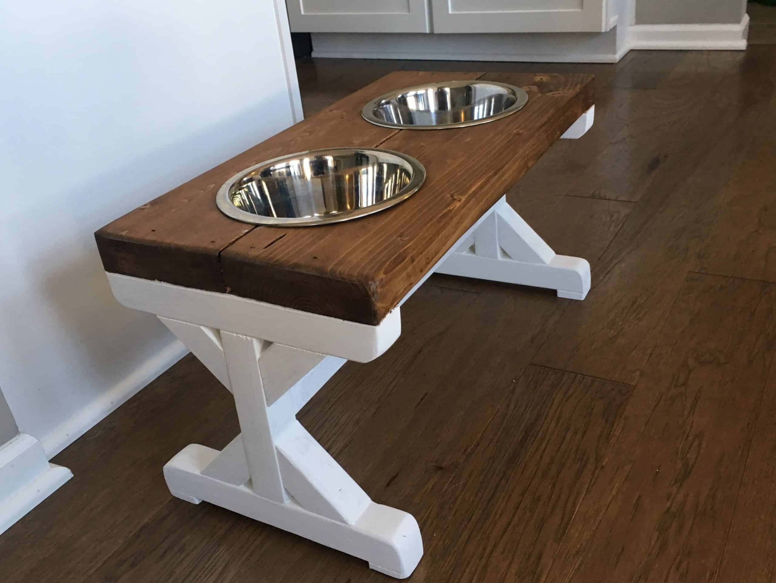 Wood Diy Dog Bowl Stand Ideas
